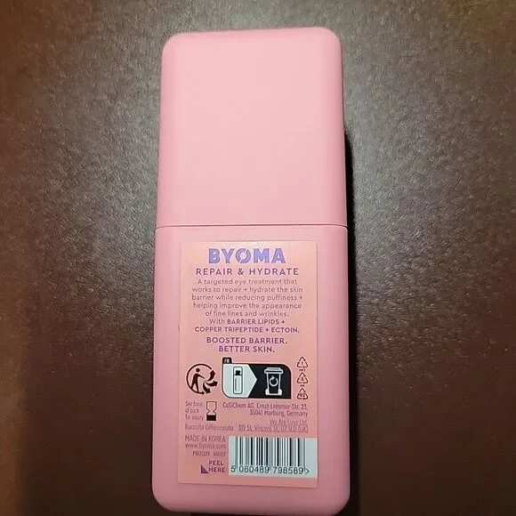 BYOMA Barrier Repair Eye Cream 0.68 fl oz. / 20ml - Korean Skin Care - NEW - Picture 3 of 5